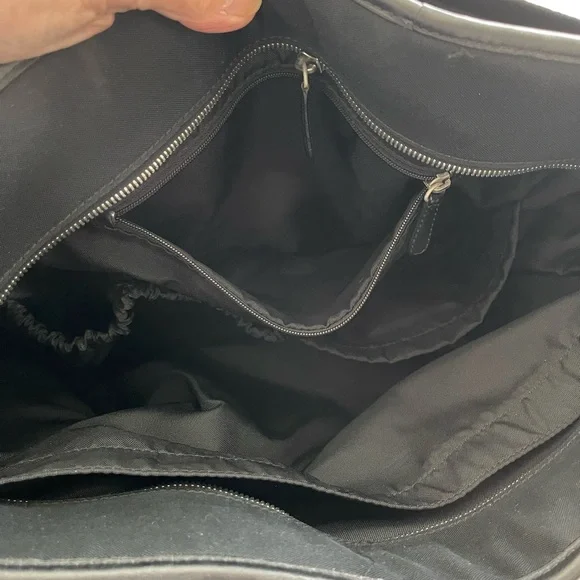 Coach Black Tote Bag Purse - Picture 3 of 4